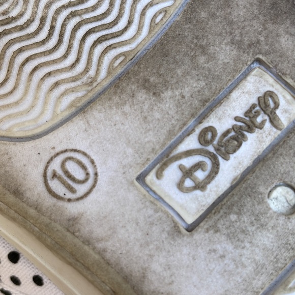 DISNEY Minnie Mouse Poka Dot Sneakers Size 10 - Picture 9 of 11